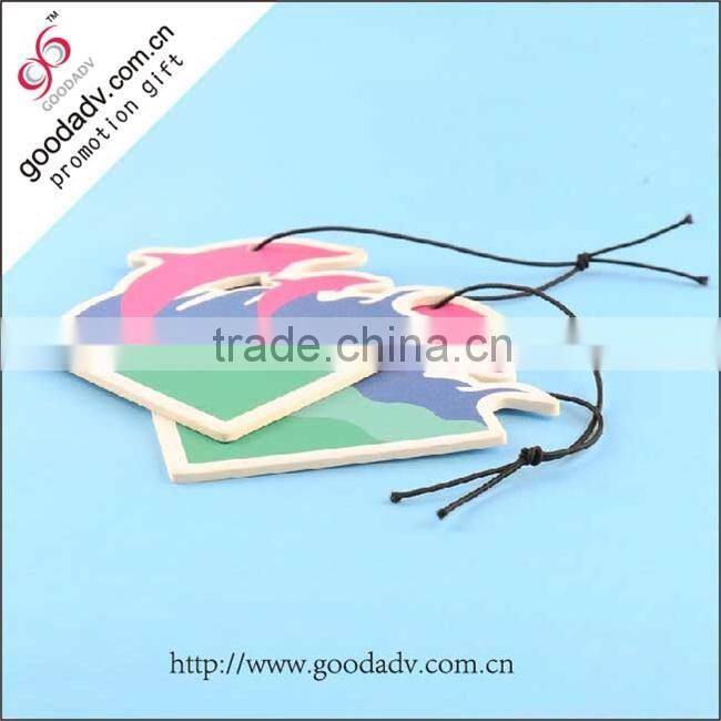 Scented card auto perfume business gift use top quality paper air freshener