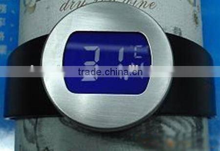 Watch style Digital Wine thermometer with backlight
