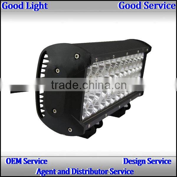 OVOVS factory price ! 12 inch 144w 4 row led lighting bar for offroad SUV