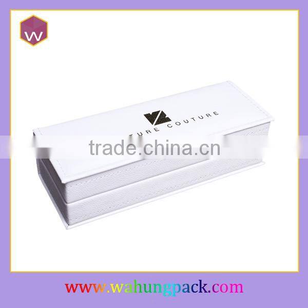 Quality Leather Pen Gift Box / Cheap PU Single Writing Pen Storage Box