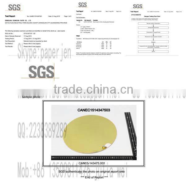 silver /gold round Cake Base/cake board /cardboard