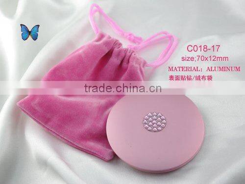 crystal pocket mirror