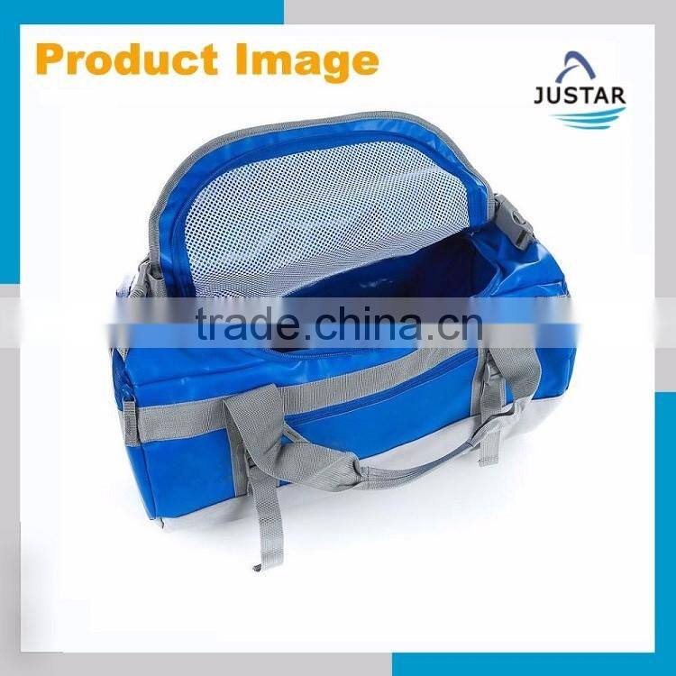 Outdoor Travel Sports Water Resistant 500D Tarpaulin PVC Heavy Duty Multifunctional Tarpaulin Duffel Bag