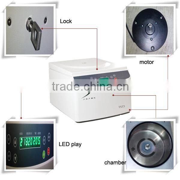 PRP centrifuge with swing rotor