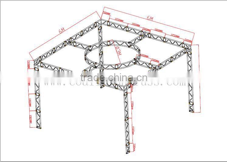 New arrival aluminum modular spigot ladder truss