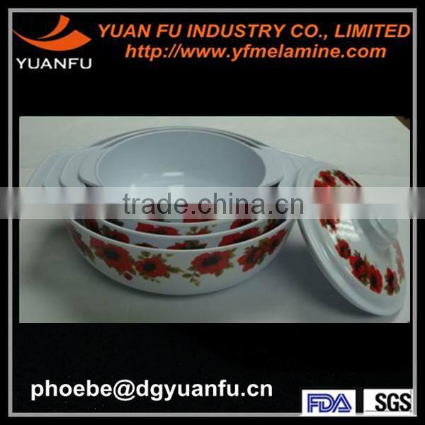 SGS, LFGB, FDA safe plastic melamine bow