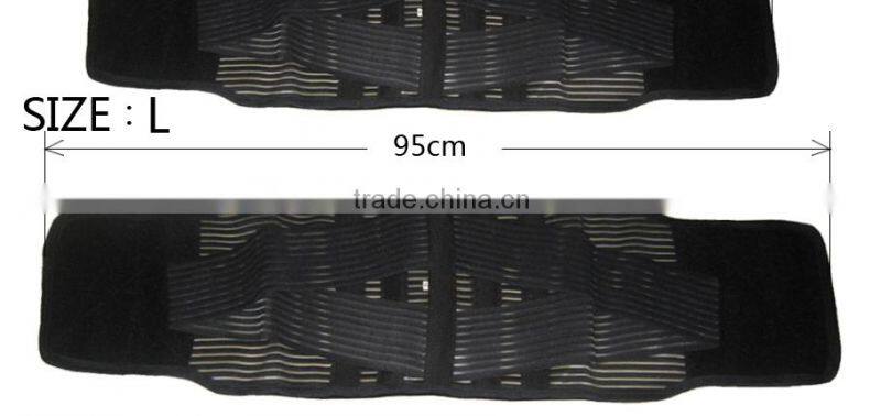 Orthopedic back supports belt with steel belt,elastic back support