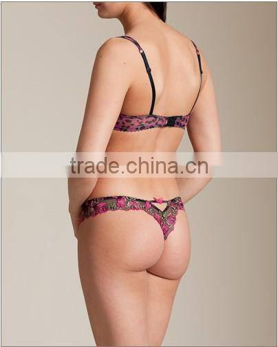 high quality fancy ladies underwear unpadded embroidery lace bra