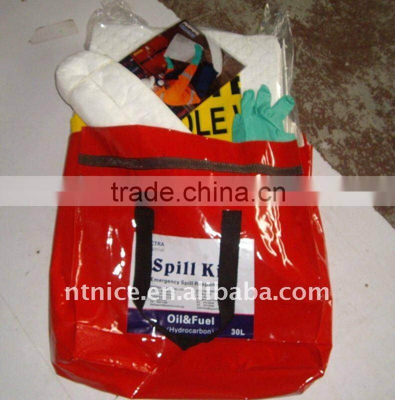 premium 30L oil spill kit in bag
