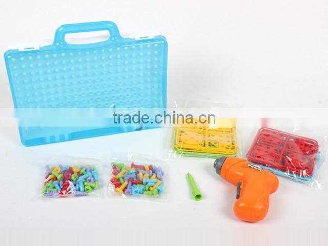 DIY Mosaics Play Set with Carry Case Assembled Creative Toys