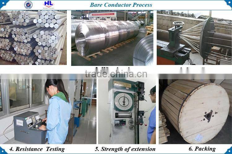 Aac all aluminium conductor bare conductor Aluminium Rod ASTM B231 BS 215 CSA C49 DIN 48201 IEC61089 120mm2