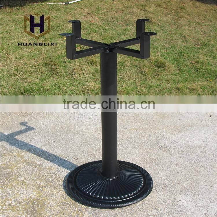 Wrought iron table legs
