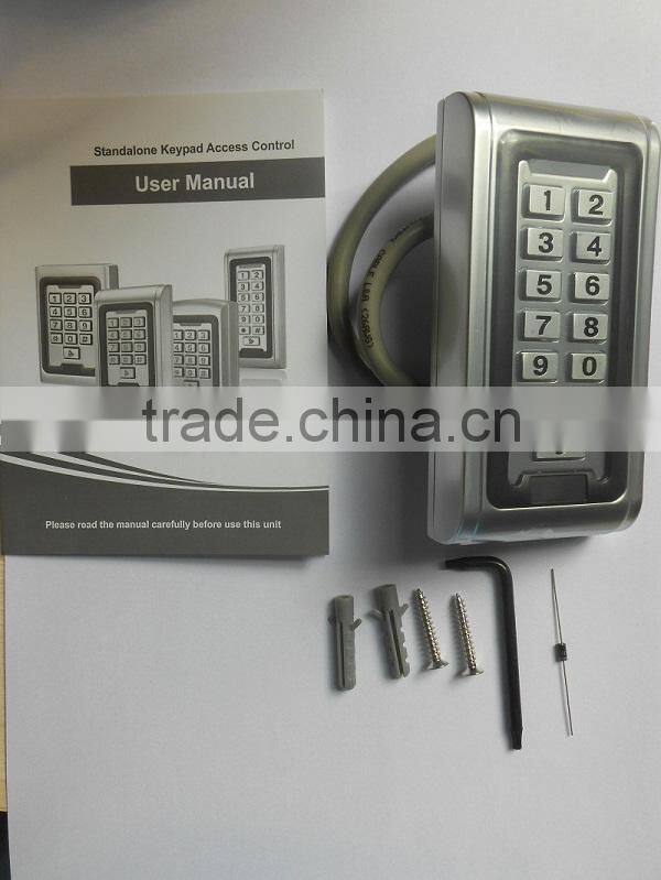 IP68 Waterproof Door Keypad for Interior or Exterior Use MA10