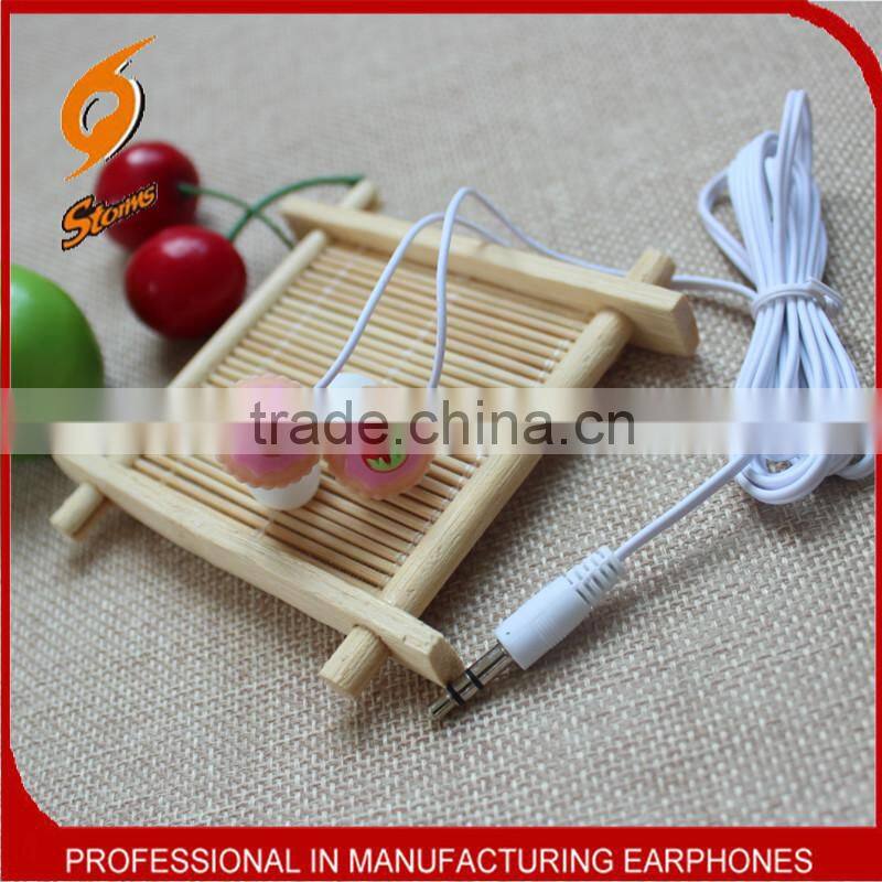 Cartoon Cake Earphones For Mobile, ,Earphone for kids