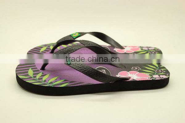 Printed cheap custom wholesale flip flop slippers