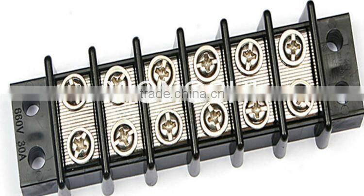 Barrier Dual Row Screw Terminal Block