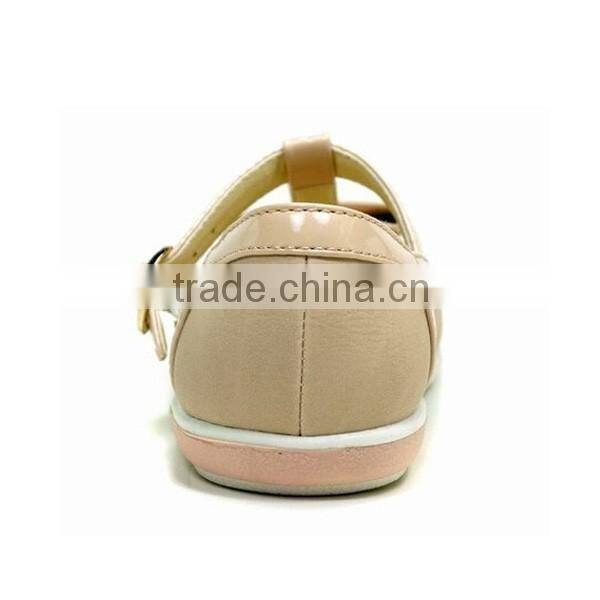 Guangzhou Wholesale Fancy Girls Princess Dress Shoes with T Strap