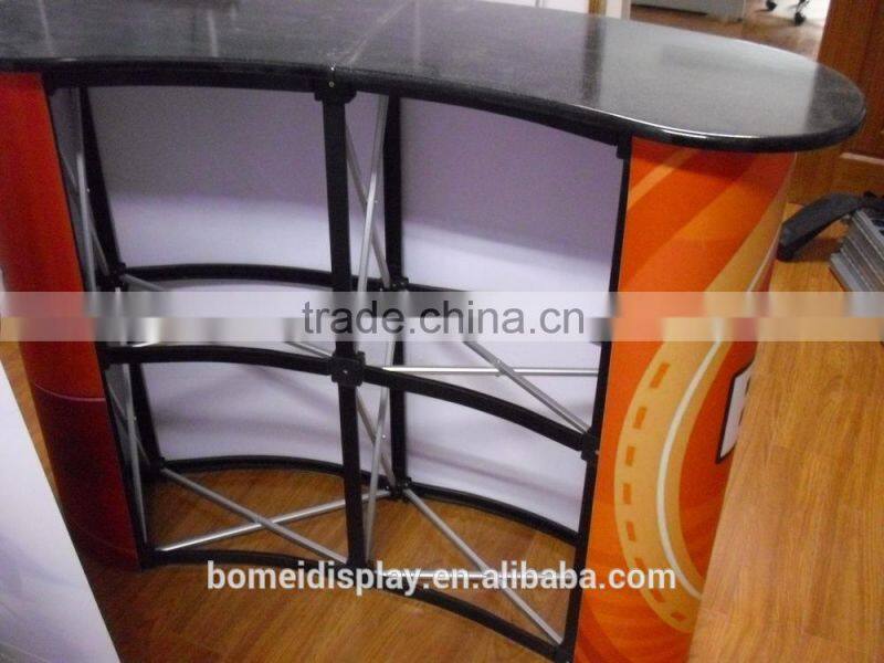 Easy assembled aluminum folding 2*2 pop up advertising booth for expo