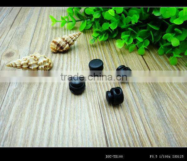 Decorative Plastic Cord Lock Stopper for Garments