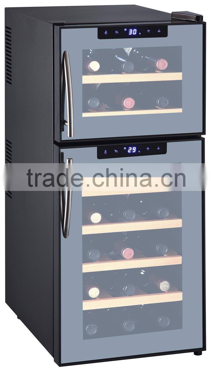 Black color wine refrigerators cabinets wood rsheleves refrigerator cabinet for french