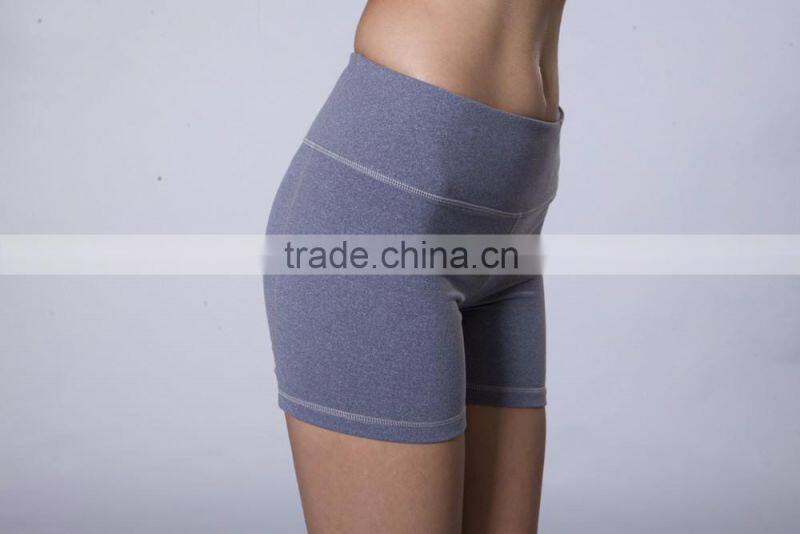 Fashion Active Gym Workout Wear Key Pocket Women Sports Shorts
