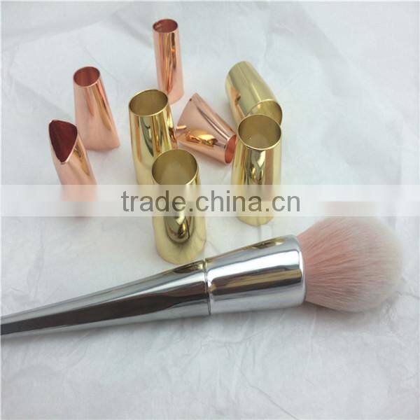 custom die casting perfume metal cap with crown cap perfume bottle with flower cap