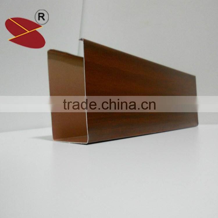 1.5 Thickness high quality aluminum baffle false ceiling tiles