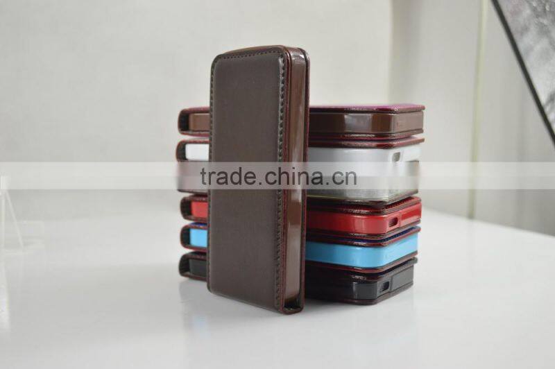 2016 Hot Sales Flip Cover PU Leather Cases for iphone5 SE with TPU cases Holder