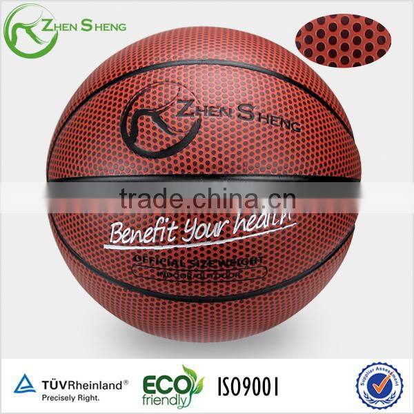Zhensheng Super Hot Sale Basketballs Made of PU