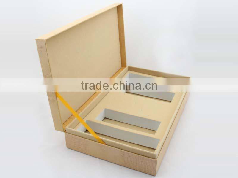 Custom made wooden packaging box with EVA foam insert