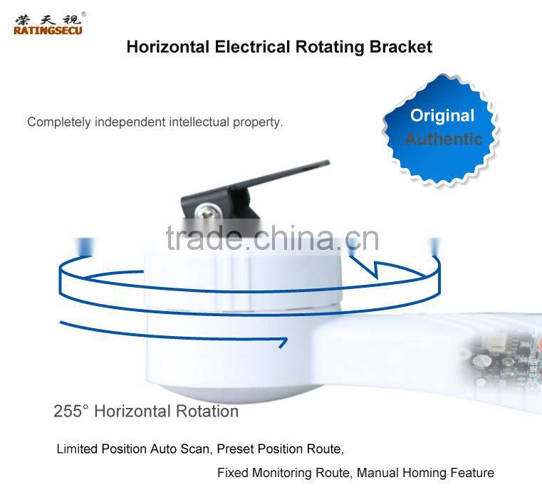 Smart rotating bracket cctv security camera usage ptz