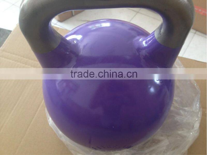 High Quality kettle bell for crossfit competition smoth surface with anti-rust handel