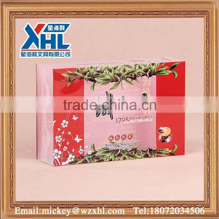 pp flow material well-known tea packaging box for tea