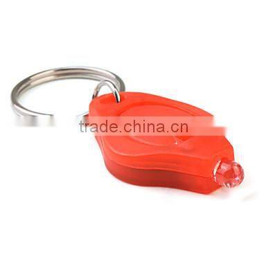 Custom Multicolored Rainbow LED Keychain Flashlight