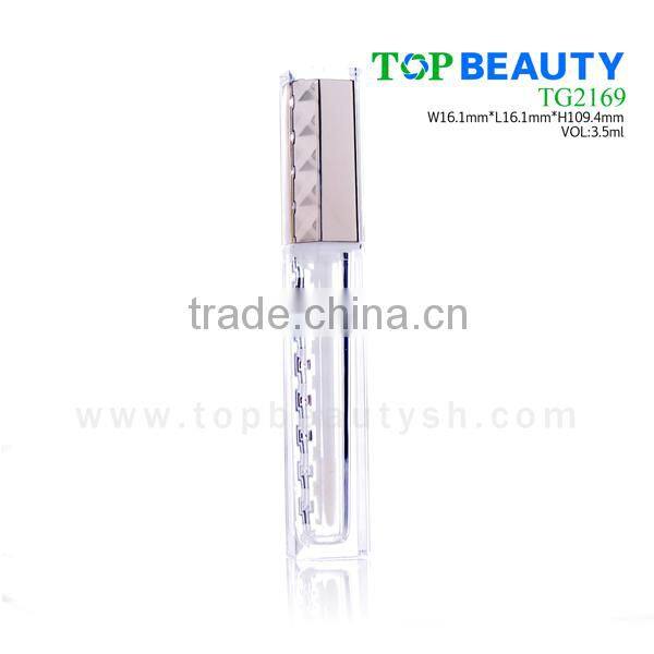 TG2169- 3.5ml Square Cute Empty Brand Name Lip Gloss