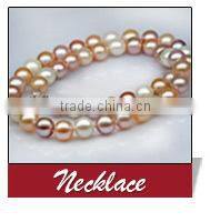 Latest fashion AAA 9.5-10mm button sterling silver single pearl pendant