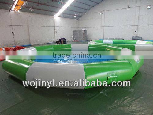 Above ground mobile swimming pool