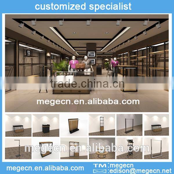 horizontal bar wooden display shelf design rack