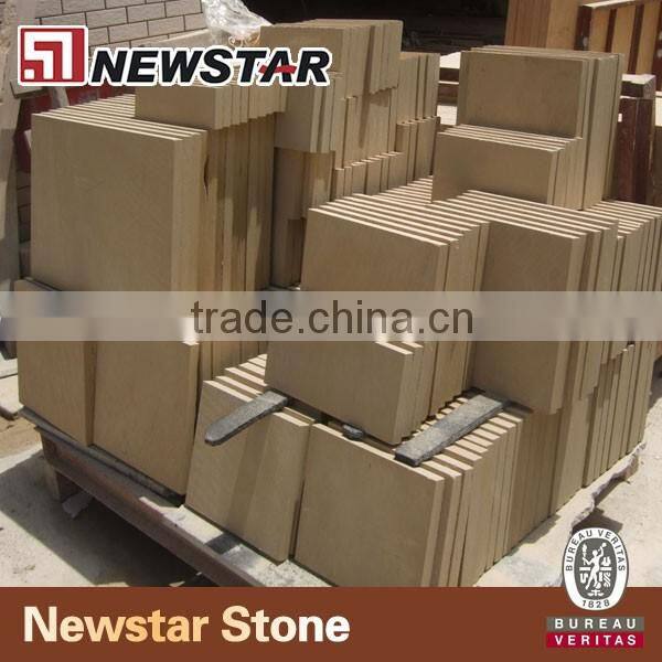 Newstar white sandstone swimming pool coping stones