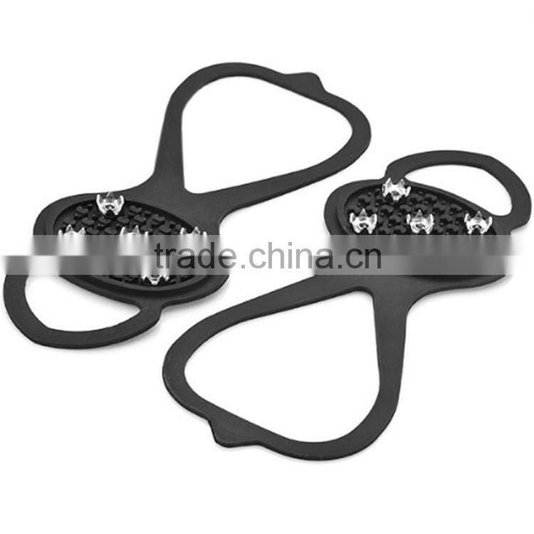 2015 High quality saled best eco-friendly four size shoe ice gripper for keeping safe