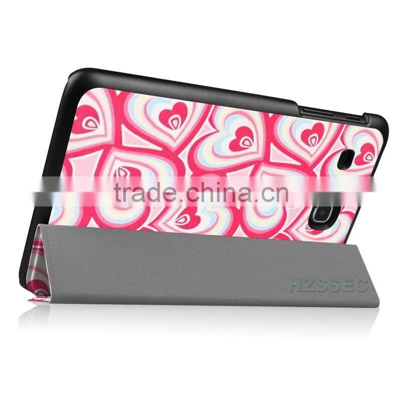 2016 new arrival with pattern printing tablet cover case for Samsung Tab E8.0