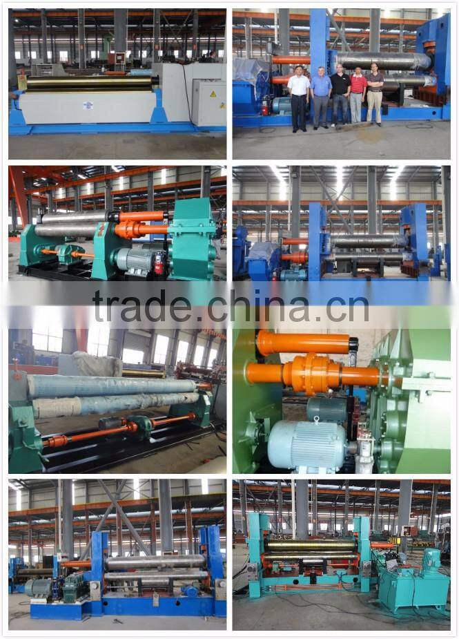 W11-25*2000 3 rollers symmetrical plate bending machine/rolling machine