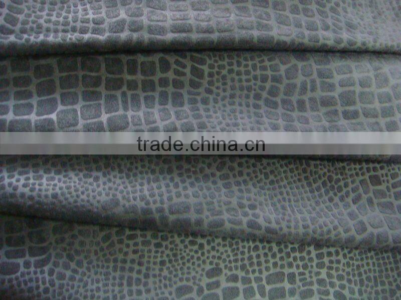 polyester embossed alova fabric