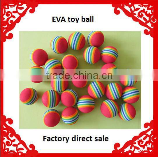 eco-friendly professional rainbow eva foam balls