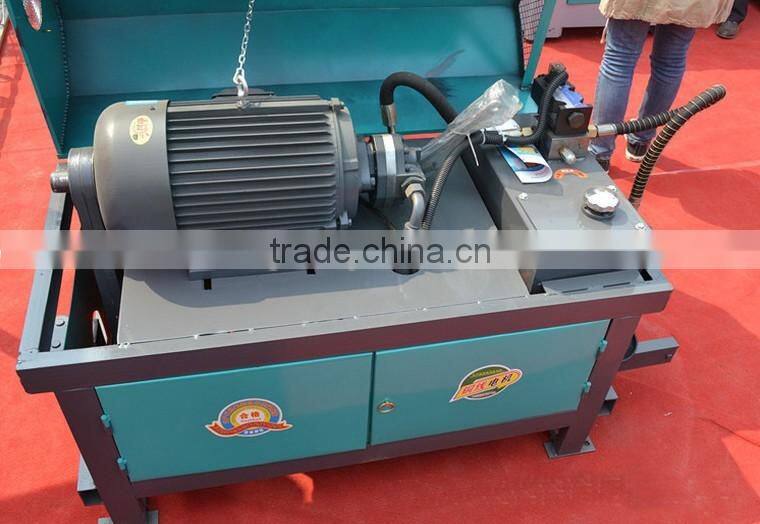 China automatic steel tube pipe straighting derusting straightener machine