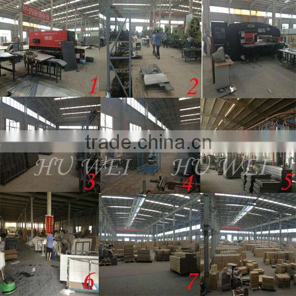 Huwei steel filing cabinet with glass door