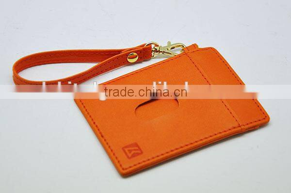 school student id card holder with clasp