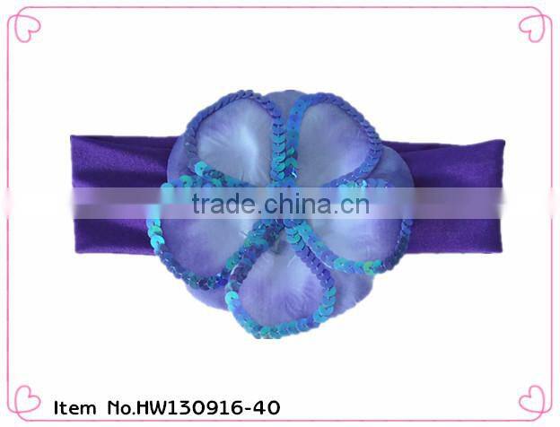child soft stretch flower headbands accessories