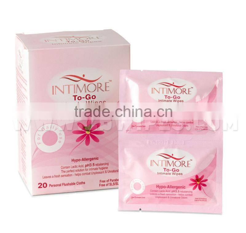 Individual Feminine Hygiene Wipes BV FDA Approved