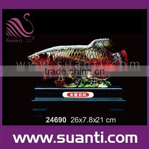 2015 Made in china decorative resin China lucky outdoor brave animal statue